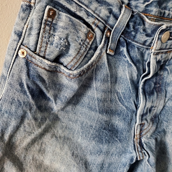 Levi’s 501 W24 White Oak Cone Selvedge Denim Button Fly Hi Rise Straight Jeans - Picture 4 of 9